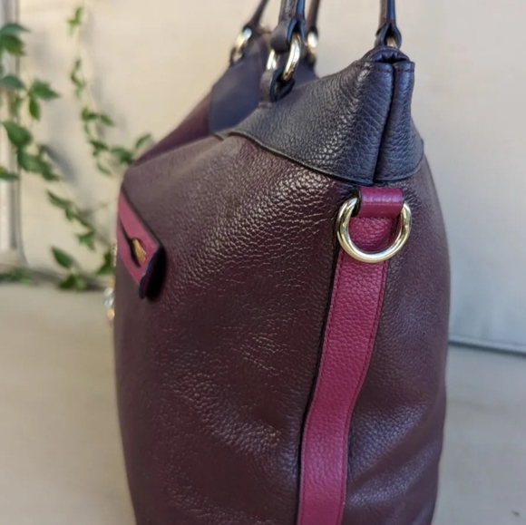 👜COACH colorblock tote shoulder purse - Picture 8 of 15